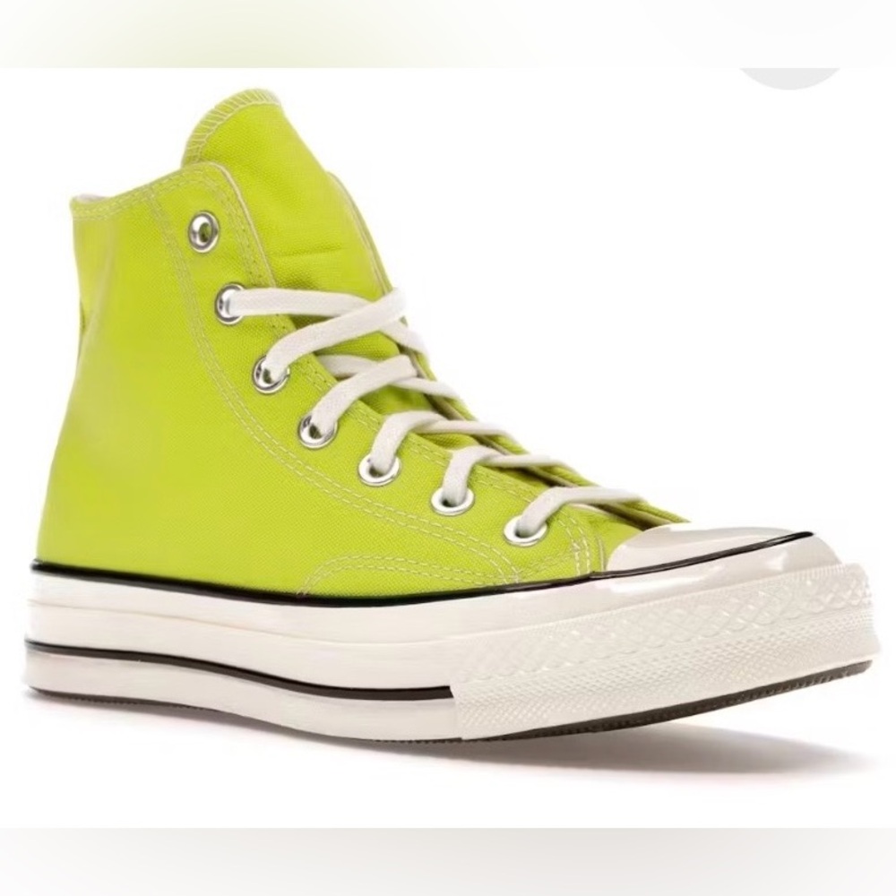 NWOT Converse Neon Green High-Top Sneakers